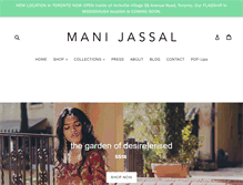 Tablet Screenshot of manijassal.com